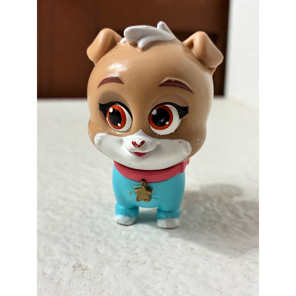 Disney Just Play Puppy Dog Pals Keia Mini Figure Teal Outfit Pink Collar Toy